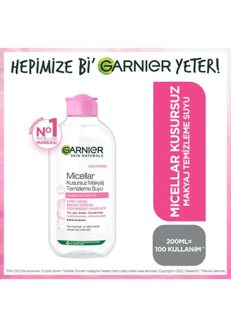 Garnier Micellar Kusursuz Makyaj Temizleme Suyu 200ML