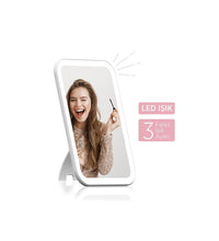 Polosmart Pbs510 Şarjlı Led Işıklı Makyaj Aynası Beyaz